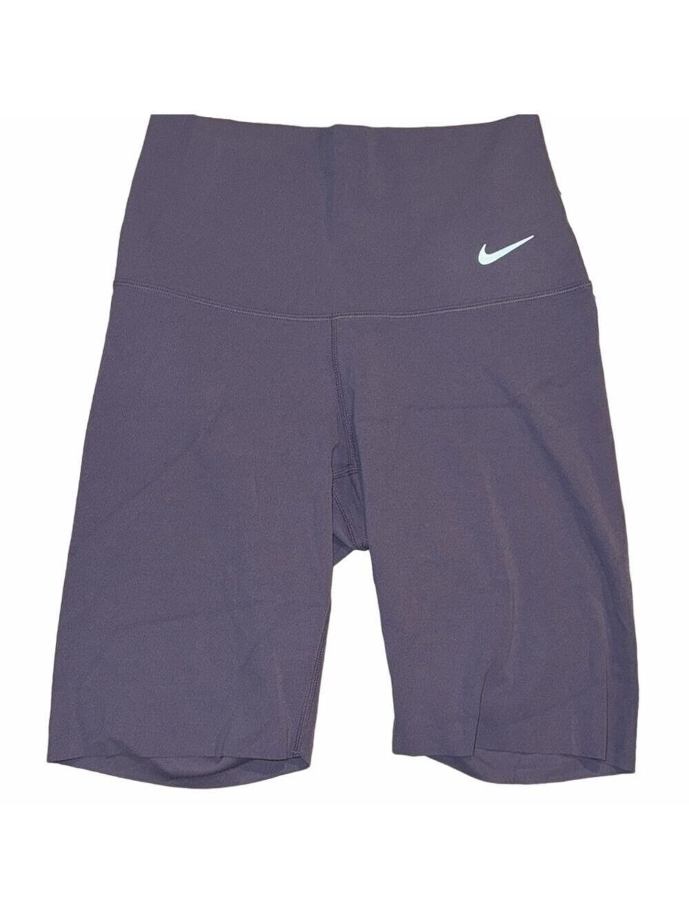 Nike Purple High Rise Bike Shorts Extra Small 8 Inch NWT